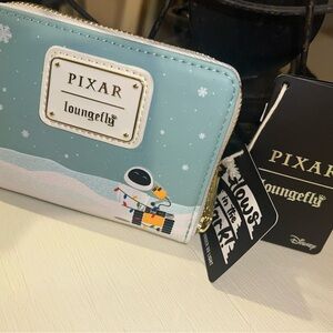 Disney Loungefly Pixar Wallet Wall E Eve Robot new